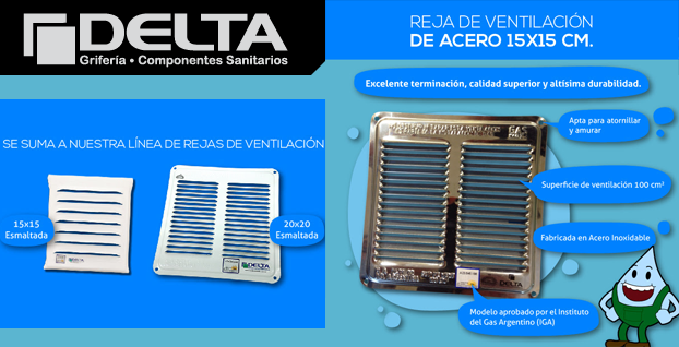 REJILLA VENTILACION DE 200CM2 APROBADA 20X20